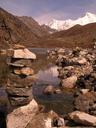 Day 10 : Luza to Gokyo.\r\nFinally, the Gokyo Lakes. A series of five high altitude lakes dot the 4800+ meter landscape around Gokyo town.